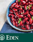 Eden Organic Dark Red Kidney Beans Dry USA Grown Non GMO 16 oz Box