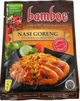 bamboe  NASI GORENG  INDONESIAN FRIED RICE  6 x 14 OZ  40 g  Product of Indonesia