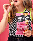 Himalayan Pink Salt Protein Chips by Wilde, Thin and Crispy, High Protein, Keto Friendly, Made with Real Ingredients, 2.25oz Bag (3 Count)