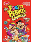 Post Fruity PEBBLES CrunchD Cereal 115 OZ Box