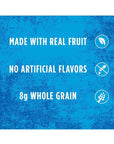 Nutri-Grain Soft Baked Breakfast Bars, Made with Whole Grains, Kids Snacks, Blueberry (6 Boxes, 48 Bars)