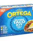 Ortega Grande Hard and Soft Taco Dinner Kit, 21.3 Ounce