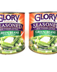 Glory Foods Seasoned Southern Style Green Beans with Potatoes 2 Pack Total of 58oz