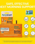 Himalaya PartySmart, One Capsule for a Better Morning, Plant-Based, Liver Support, Better Morning After Drinking, Alcohol Breakdown, Clinically Studied, Non-GMO Project Verified, 10 Capsules