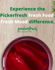 Pickerfresh Pickled Beets 16 Oz Pack of 3 100 Natural and Certificated Crinkle Cut Sliced Beetroot No Artificial Color and No Preservatives NonGMO Gluten Free Kosher Ready to Eat