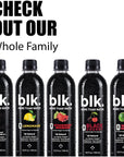 blk Natural Mineral Alkaline Water 169 oz 500 mL 12 Pack 8 pH Water Bioavailable Fulvic  Humic Acid Extract Trace Minerals Electrolytes to Hydrate Repair  Restore Cells