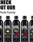 blk PH 8 Natural Mineral Alkaline Water Electrolyte Infused with Fulvic and Amino Acids Zero Sugar 1 Liter 12 Pack