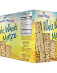 Yehuda Whole Wheat Matzo 105oz 5 Pack Great Value