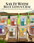 Blue Lotus Chai  Traditional Masala Chai  Makes 265 Cups  Just Add Hot Water No Steeping No Gluten  8 Ounce Masala Spiced Chai Powder with Organic Spices  Authentic Indian Tea