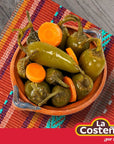 La Costeña Whole Pickled Jalapeño Peppers  Pickled Green Hot Jalapeños  12Ounce Can Pack of 12