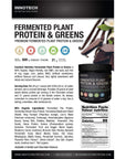 Innotech Nutrition Solutions Fermented Plant Protein & Greens Vanilla, Lightly Sweetened - 600 g