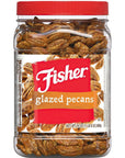 Fisher Snack Glazed Pecans, 24 Ounces