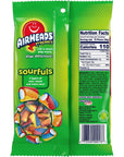 Airheads Candy Xtremes Sourfuls Bag Rainbow Berry Non Melting Bulk Party Bag 6 oz Pack of 12