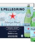 S.Pellegrino Sparkling Natural Mineral Water - 33.8 fl oz. Plastic Bottles (Pack of 12)