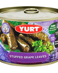 Yurt Stuffed Grape Leaves With Rice Healthy Turkish Recipe Ready To Eat Dolmas 14 Ounce Pack of 1