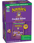 Annie's Organic Chocolate Chip Cookie Bites, 10 Packets, 10.5 oz.