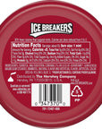 ICE BREAKERS Holiday Mints Candy Cane Flavor Sugar Free 15 Ounce Container Count of 8