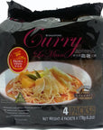 Prima Taste Singapore Curry Lamian Noodles 4 Packets of 62 Ounce