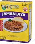 Jambalaya Girl  Jambalaya Rice Mix Party Size 20 oz Bags  2 in One Pack  Easy Dinner Mix from New Orleans  Fully Blended  More Real Vegetables  More Flavor Less Heat