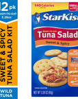 StarKist SnackToGo Ready to Eat Meals Tuna Salad Kit 328 oz 12 Pack Sweet  Spicy Tuna Salad with Crackers Kit