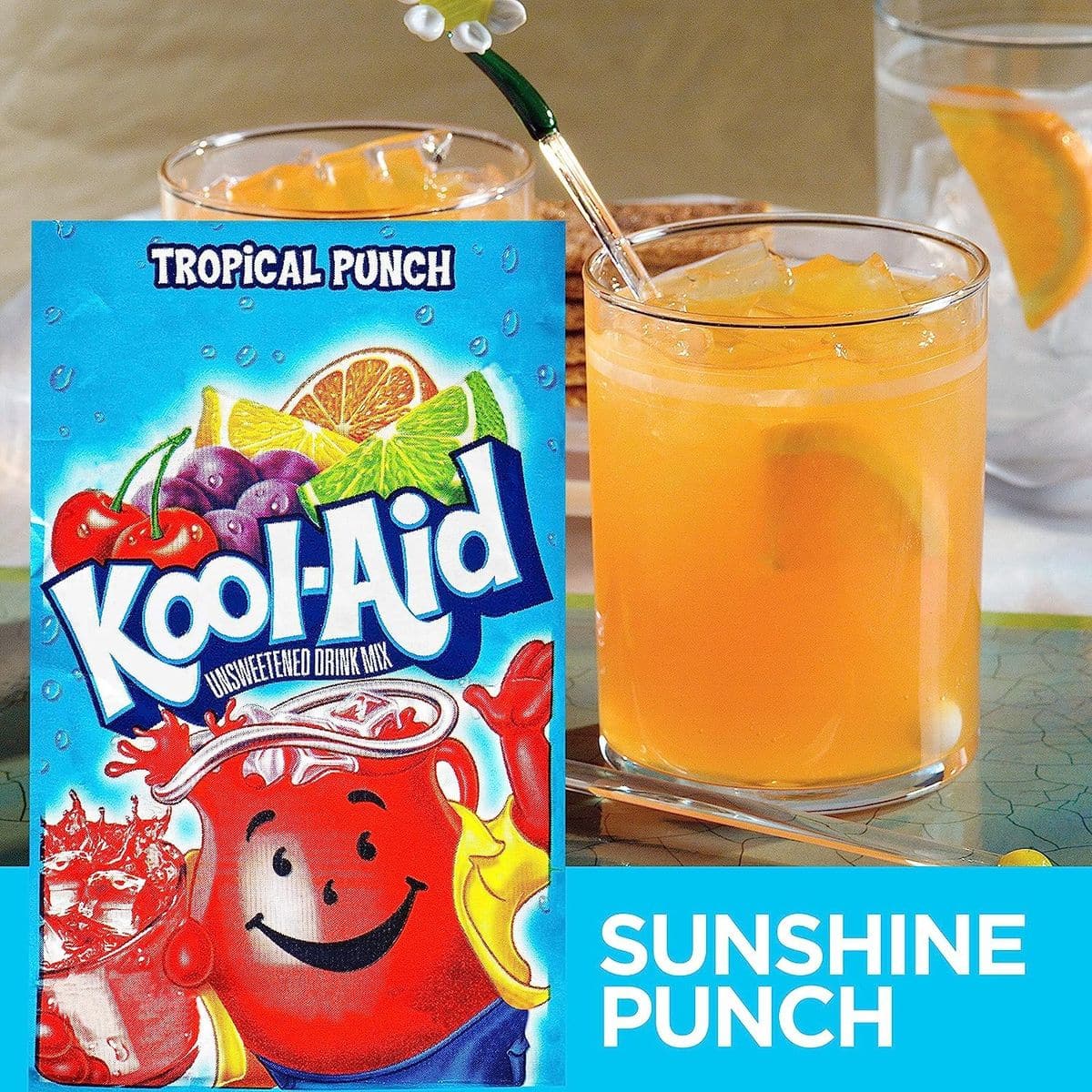 KoolAid Drink Mix Tropical Punch Pack of 10