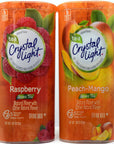 Crystal Light Green Tea Drink Mix Variety Pack 2 Flavors 2 Canisters of Each Flavor 4 Canisters Total