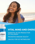 Vimergy L-Lysine 500MG Capsules, 270 Servings - Essential Amino Acid - Supports Immune System, Healthy Skin, Muscles, Bone & Tissue - Vegetarian, Non-GMO, No Gluten, Kosher (270 Count)