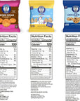 Goodie Girl Snack Pack Variety Pack Magical Animal Crackers Mini Chocolate Chip  Brown Sugar  Gluten Free Peanut Free Pack of 24