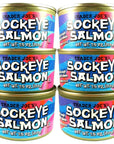 Wild Caught Sockeye Salmon Pack of 6 75 oz Can  Trader Joes