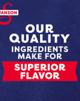 Swanson 100% Natural, 50% Less Sodium Beef Broth, 14.5 oz Can