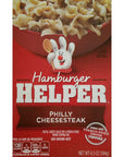 Betty Crocker PHILLY CHEESESTEAK Hamburger Helper 65oz 2 Pack