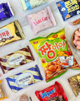 Korean Snack Box Variety Pack  45 Count Individual Wrapped Gift Care Package Bundle Sampler Assortment Mix Candy Chips Cookies Treats for Kids Children College Students Adult