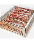 Crown Candy Pecan Logs  12 Individually Wrapped 25oz Pecan Logs Per Box 25 Ounce Pack of 12