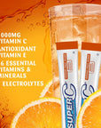 Super C Vitamin  Mineral Drink Mix Orange 6 CT Singles To Go Pack Of 12 72 Total Packets