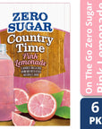 Country Time SugarFree Pink Lemonade Drink Mix 6 OntheGo Packets