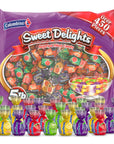 Colombina Sweet Delights Assorted Filled Candy Rainbow Variety Pack Individually Wrapped Ideal for Parties Birthdays and Pinata Filler 5lbs Pack of 1