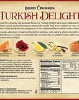 Liberty Orchards Turkish Delight  Premium Chewy Gourmet Vegan Candy 10 Oz