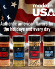 The Spice Lab Taste of America Spices and Seasonings Set - Ultimate Grilling Accessories Set - Gift Kit - All Around Cooking & Air Fryers - Gift for Men or Gift for Dad - Made in the USA