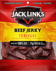 Jack Links Beef Jerky Teriyaki Flavor 26 Oz  Flavorful Meat Snack 11g Of Protein And 80 Calories Made With 100 Beef  No Added MSG Or NitratesNitrites