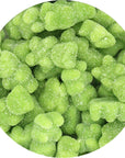 Green Gummy Bears Sugared 22 Pound Bag Green Candy Green Apple Flavored The Hampton Popcorn  Candy Company