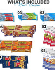 Healthy Snacks Care Package 67 Count Premium Healthy Mixed Snack Box  Snacks Gift Variety Pack  Great for Home Lunches Work Grab and Go Office Meetings  Breakfast Bars Bulk Granola Bars Snacks