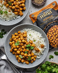 Mina Moroccan Chickpeas Ready to Eat Chickpeas High In Plant Based Protein Vegan NonGMO Gluten Free Kosher Microwavable Packaged Meal  Side Dish 10 oz