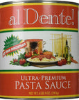 al Dente Ultra Premium Pasta Sauce 6pound 9ounce No 10 Can