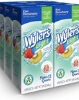 Wyler's Light Pitcher Packs, Water Drink Mix - 6 Boxes (36 Pitcher Packets)