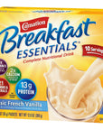 Carnation Breakfast Essentials 10 Packets Net Wt 126 Oz Pack of 2 Boxes