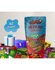 Mexican Candy Assortment Snacks Pack  Variety of Spicy Sweet and Sour Candies Includes Lucas Candy Pelon Pelo Rico Pulparindo Rellerindo De La Rosa Vero by LookOn 42 Count