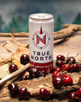 True North, Pure Energy Seltzer, Black Cherry - 12 Fl Oz (Pack of 12)