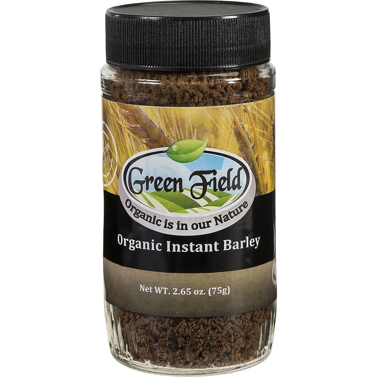 Green Field Organic Instant Barley Drink  Caffeine Free  75 Grams