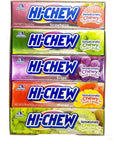 HiChew Sticks Chewy Fruit Candies Variety Pack Strawberry Green Apple Grape Mango Kiwi 10Pack