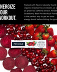 Possible Beet Pre-Workout - Strawberry Beet Flavor - Individually Wrapped Servings - Contains B-Vitamins and Green Tea Caffeine Extract - Source of Nitrates - 1 Bag, 20 Stick Packs